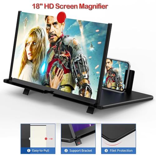 F3 MAGNIFIER SCREEN TRANSFORM YOUR SMARTPHONE VIEWING EXPERIENCE!